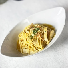 桜エビと筍のパスタ