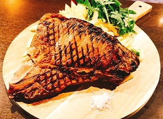 USブラックアンガス牛　骨付きサーロインのグリル500GBlack Angus Cow Grilled Sirloin Steak with Bones