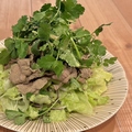 料理メニュー写真&nbsp;ラムしゃぶパクチーサラダ