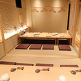 掘りごたつでゆっくりおくつろぎいただけます♪最大40名のご宴会が可能◎大人数でのご宴会も当店にお任せください！旬の食材を存分にお楽しみ頂きながら、落ち着きのある完全個室でごゆるりと！！素敵な時間をお過ごしください。