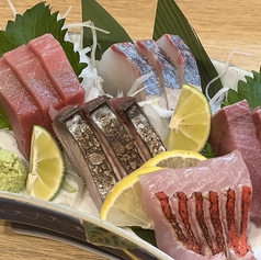 鮮度抜群！鮮魚お造り5種盛り！