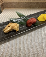 本日の漬け物3種盛り