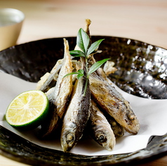 佐賀県唐津産豆アジの塩唐揚げ