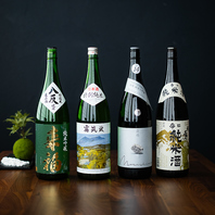 厳選日本酒・焼酎をご用意