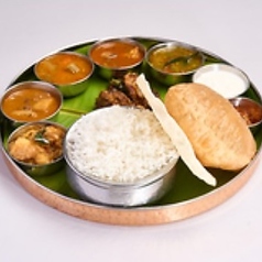 バナナリーフ ノンベジ ミールスの写真