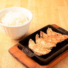 餃子セット (餃子4個・ライス)「+380円」