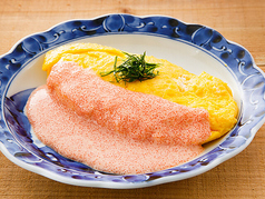 明太チーズオムレツ/半熟玉子の揚げ出しイクラ鬼おろし　各