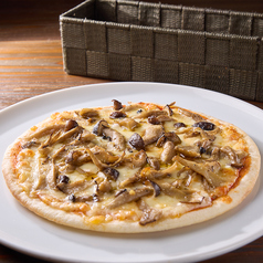 きのこたっぷりピザ