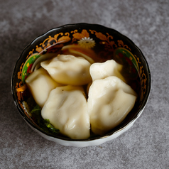 自家製エビ入り水餃子