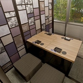 【完全個室】2名様からご利用いただける落ち着いた個室席が自慢。ご宴会はもちろん、接待や会食などの大事なシーンにも◎