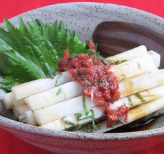 山芋梅肉添え