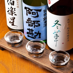 日本酒は地酒はもちろん、季節のお酒もご用意してます。