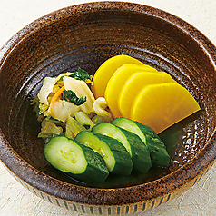 お漬物盛り合わせ