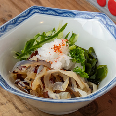 生くらげ鬼おろしポン酢