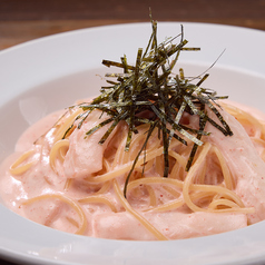 イカと明太子のクリーム