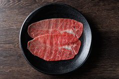 長萩和牛 ミスジ(食べるポン酢/月見ダレ) 　二枚