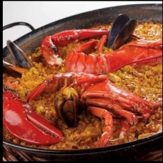 豪華!!オマール海老のパエリア　【Paella de bogavante】