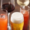 ビールはもちろんワインやサワーなど各種ドリンクも種類豊富にご用意しております