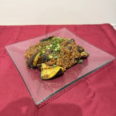 旨辛ジビエ麻婆茄子