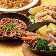 旬素材と手作りの調味で仕上げる鉄板料理！