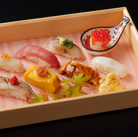 玄界灘直送の新鮮魚介を使った絶品すし。