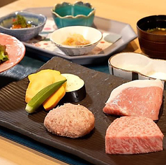 雪塩ステーキ石垣のコース写真