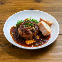 あぐーと和牛の自家製ハンバーグ