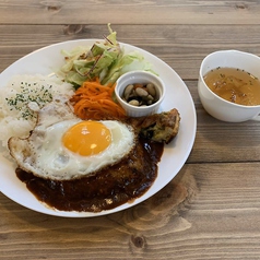 煮込みエッグハンバーグ