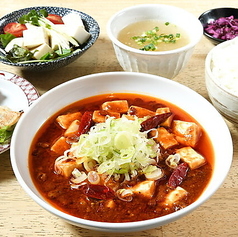 デラックス 麻婆豆腐定食