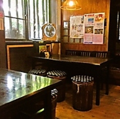 可愛い丸椅子で楽しくお食事♪