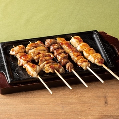 鉄板焼き鳥5種盛