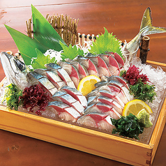 活〆鯖の姿造り