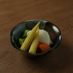 ゴロゴロ野菜の醤油漬け