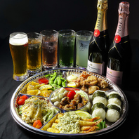 オードブルや系列店の出前も◎