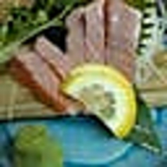 富士山サーモンの刺身