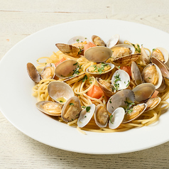 大粒あさりと一番出汁のボンゴレビアンコ スパゲッティ