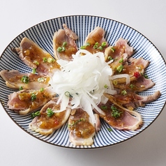 親鳥たたきの香味野菜ビネガーパッチョ