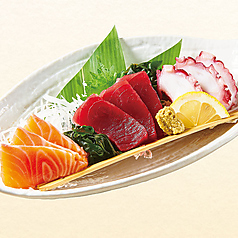 お刺身三点盛り　三切れ