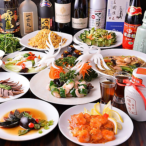 本格中華を食べ放題！　飲み放題も付いて2980円でご提供。大人気です♪