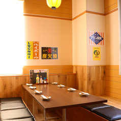 5名～6名様個室！プライベート宴会などに！雰囲気よくて落ち着ける空間。飲み会・宴会に◎ゆったりできる広々とした個室席。少人数～大人数でもお任せ下さい♪