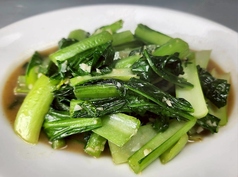 青菜にんにく炒め