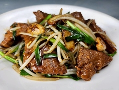 自慢のレバニラ