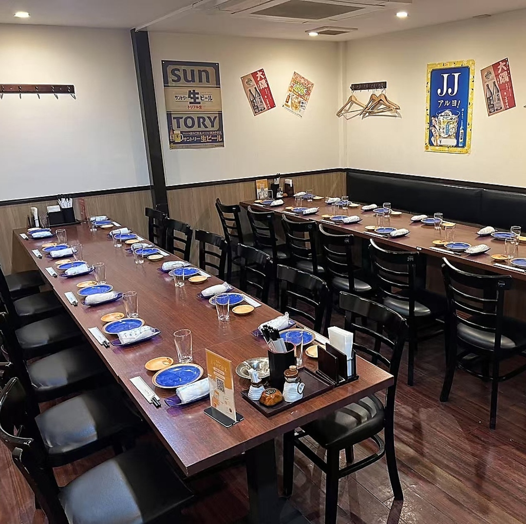 宴会席・貸切対応可能 人数やご予算など、お気軽にご相談ください。