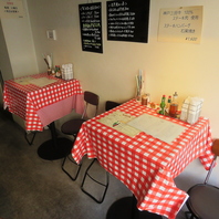 居心地の良い店内