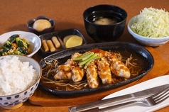 トンテキ定食 120g