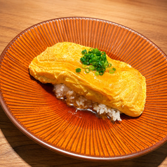だし巻き玉子で作るミニ親子丼