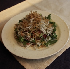 しらすと春菊のサラダ