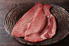 和牛 ロングタン(食べるポン酢/月見ダレ) 　二枚