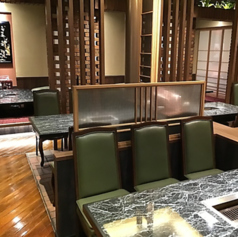 落ち着いた店内です。