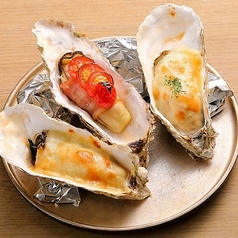 めんめ特製焼き牡蠣3種食べ比べ